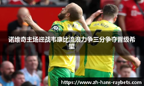 诺维奇主场迎战韦康比流浪力争三分争夺晋级希望